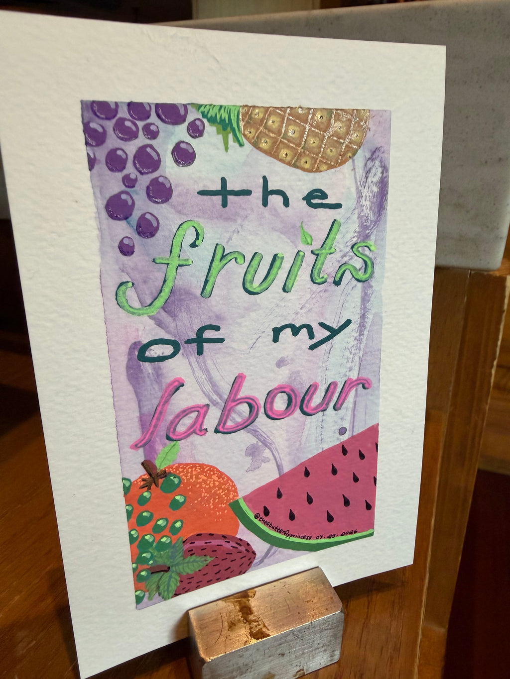 The Fruits Of My Labour
