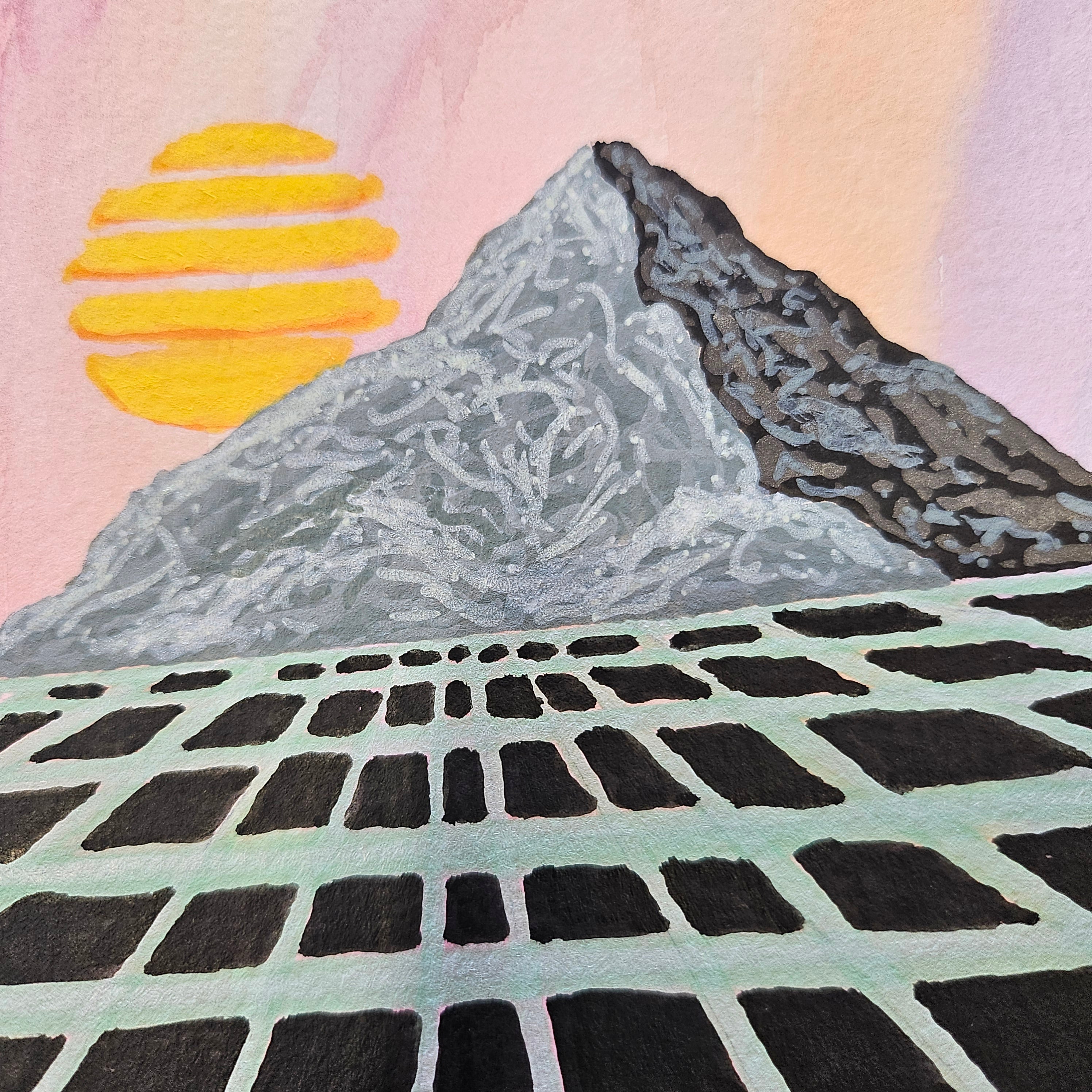 Vaporwave Grid